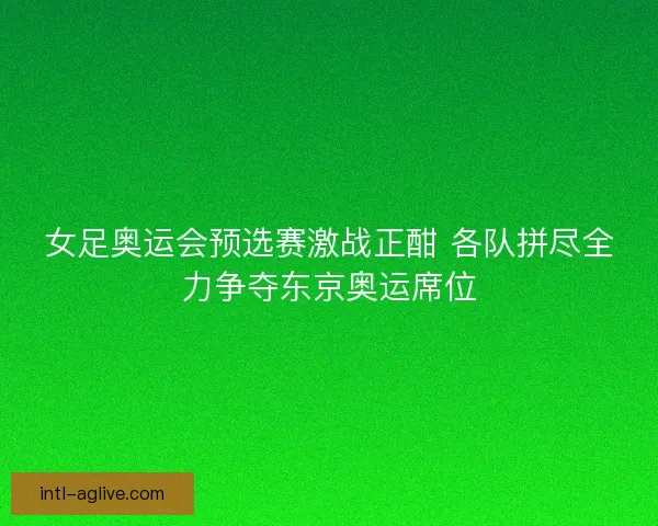 女足奥运会预选赛激战正酣 各队拼尽全力争夺东京奥运席位